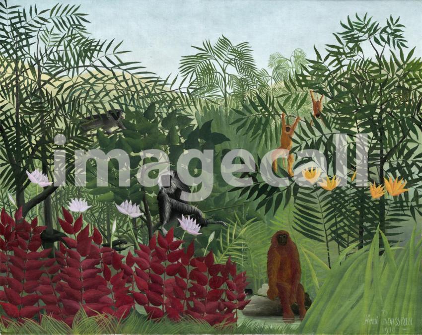 Tropical Forest with Monkeys (1910)