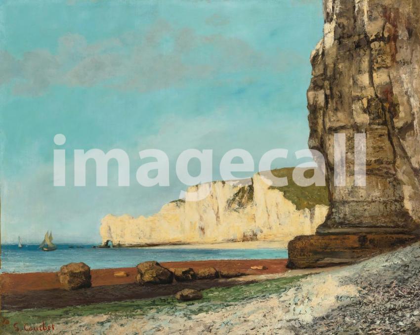 Étretat  Les Falaises (1870)