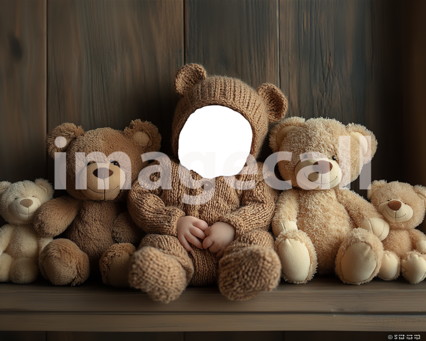 NB005 Newborn Baby Teddy Bear