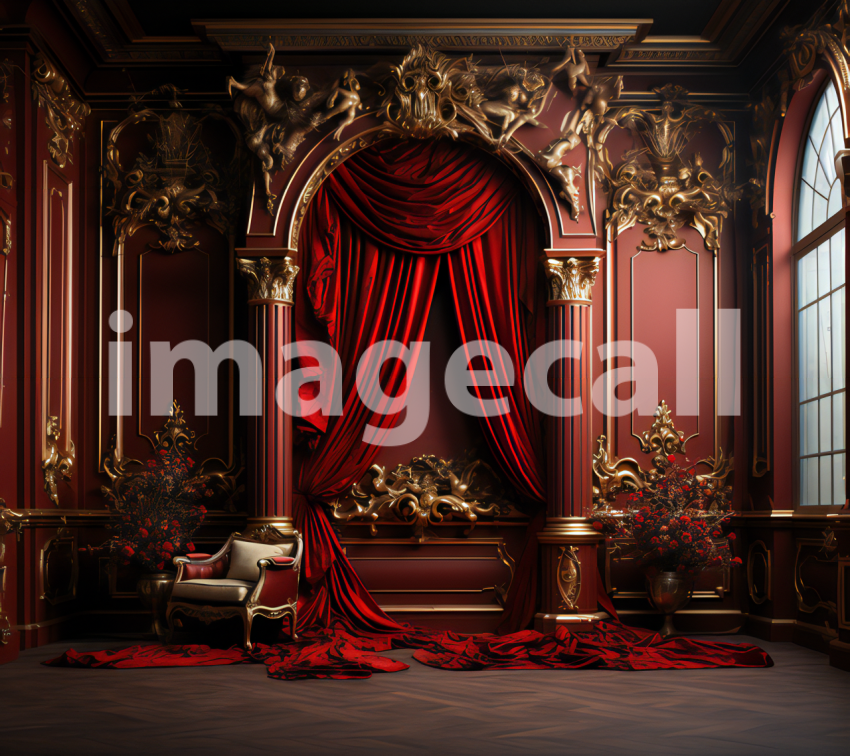 Mjservices101 Red Clasical Room Digital backdrop Red Clasical R 871491f8 eb6b 441c 963e ed9d223d7127 075341