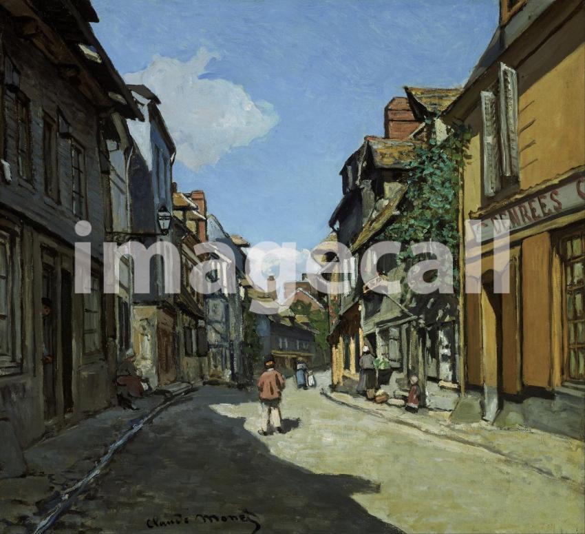 Rue de la Bavole, Honfleur (1864)