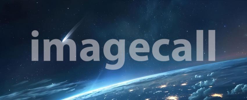 Celestial Symphony: A Starry Night Sky with a Shooting Star and Wispy Clouds