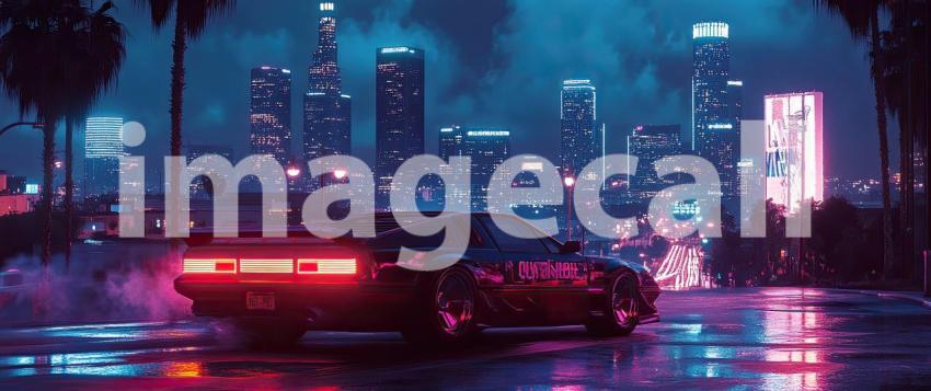 Neon Metropolis: A City Bathed in Electric Hues