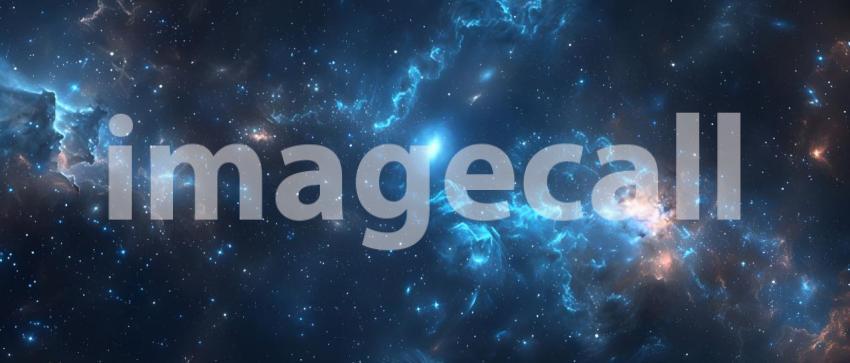 Beautiful galaxy and nebula in the sky background