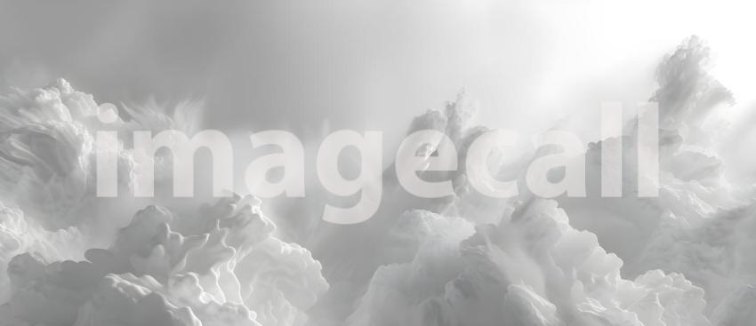 White Fog or Smoke background - Ai Generated