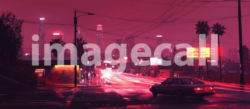 An Urban Oasis: A Tranquil Lake Framed by Lush Greenery and the City Skyline