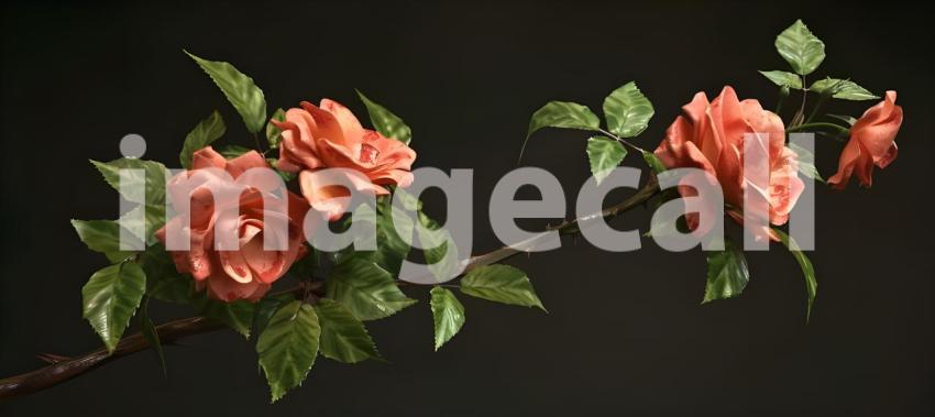 A Delicate Bloom: A Single Rose in Soft Focus