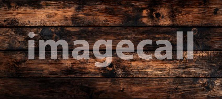 Darkened Wood Planks Tell Tales of Time and Weathered Beauty with Glimmers of Warm Light