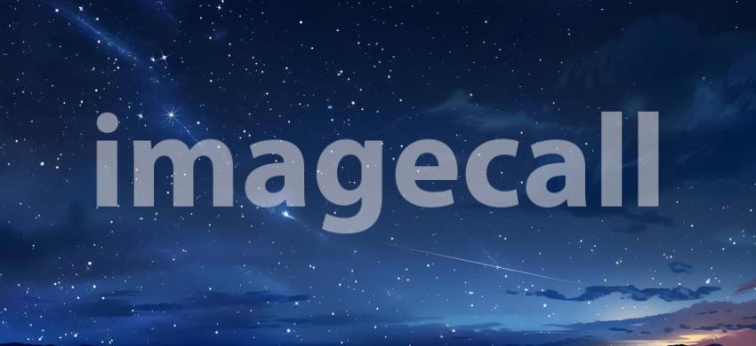 Beautiful sky night with stars background - Ai Generated