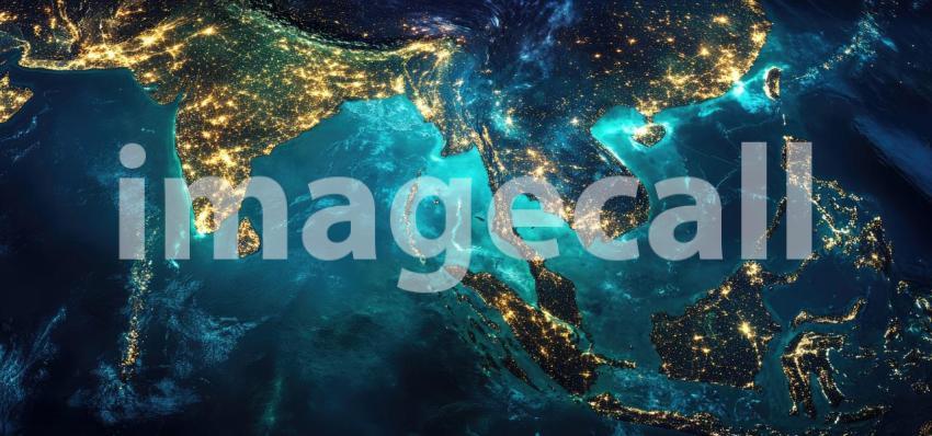 A Tapestry of Lights: Southeast Asia at Night