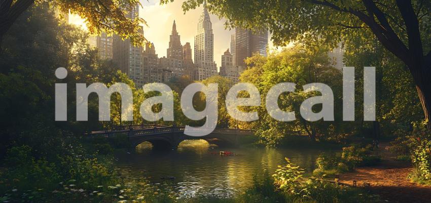 Enchanted Forest Mysterious Castle Beckons Through Lush Foliage