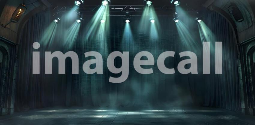 A Spotlight on the Empty Stage: Awaiting the Performance