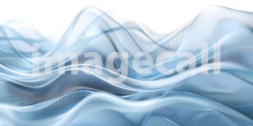 Sleek Abstract Wave Design Minimal Business Background with Dynamic Lines - Ai Generated