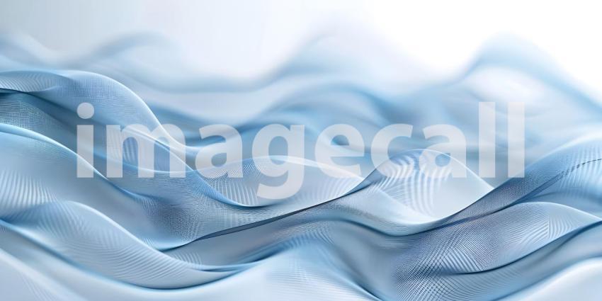 Sleek Abstract Wave Design Minimal Business Background with Dynamic Lines - Ai Generated