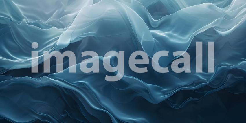 Sleek Abstract Wave Design Minimal Business Background with Dynamic Lines - Ai Generated