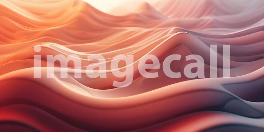 Sleek Abstract Wave Design Minimal Business Background with Dynamic Lines - Ai Generated