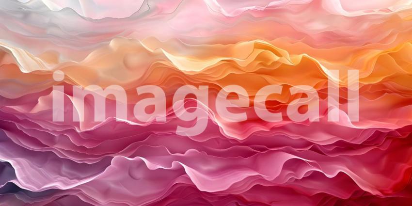 Vibrant Horizontal Wave Abstract Background, Dynamic Horizontal Wave Abstract - Ai Generated