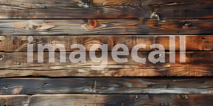Premium Brown Wood Texture Background - Ai Generated