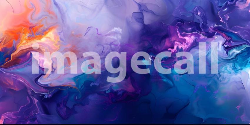 Vibrant Abstract Watercolor Background, Colorful Abstract Watercolor Splash - Ai Generated