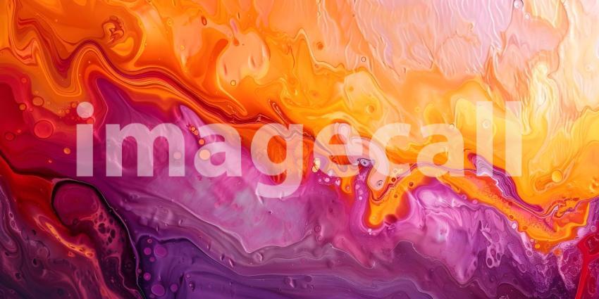 Vibrant Abstract Watercolor Background, Colorful Abstract Watercolor Splash - Ai Generated