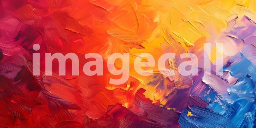 Vibrant Abstract Watercolor Background, Colorful Abstract Watercolor Splash - Ai Generated
