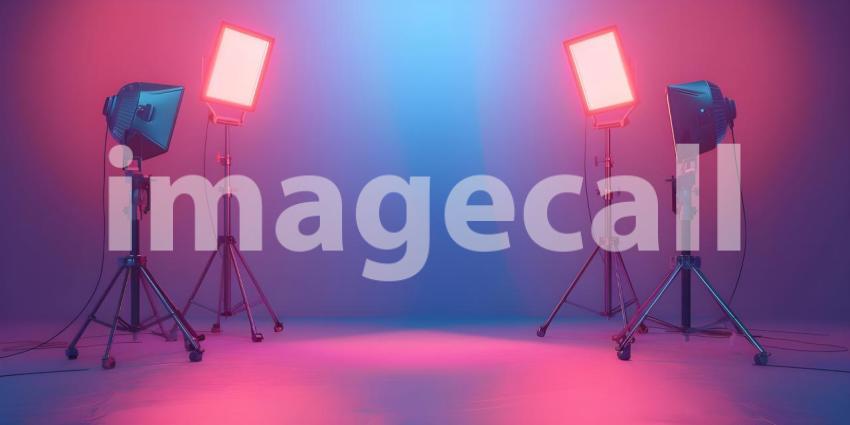 Professional Studio Background with Soft Lighting, Premium Studio Backdrop - Ai Generated