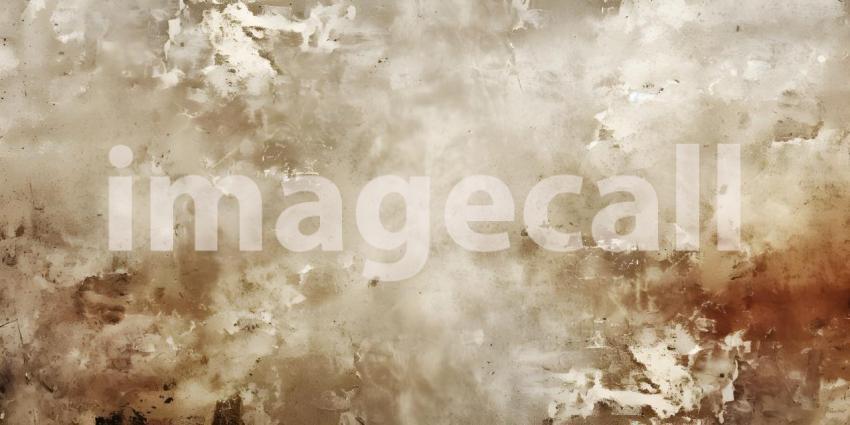 Vintage Grunge Background with Distressed Texture and Watercolor Paint Stains - Ai Generated