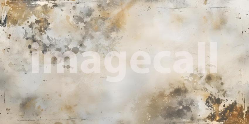 Vintage Grunge Background with Distressed Texture and Watercolor Paint Stains - Ai Generated