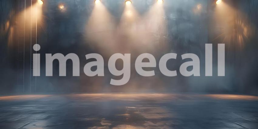 Professional Product Photography Studio with Soft Light Background - Ai Generated