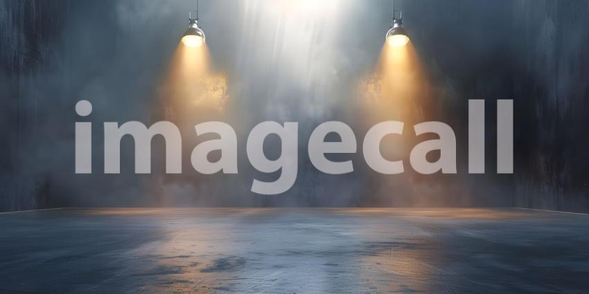 Professional Product Photography Studio with Soft Light Background - Ai Generated