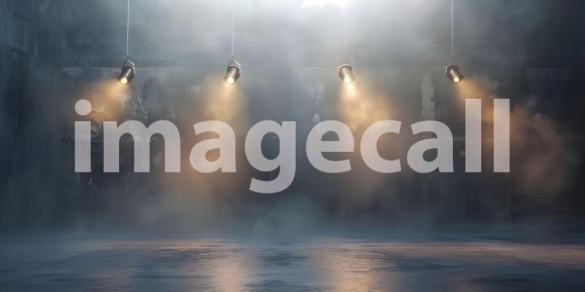 Professional Product Photography Studio with Soft Light Background - Ai Generated