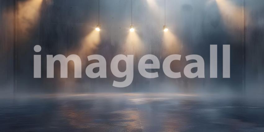 Professional Product Photography Studio with Soft Light Background - Ai Generated