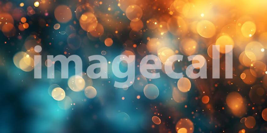 Vibrant Abstract Bokeh Background, Captivating Burst of Color - Ai Generated
