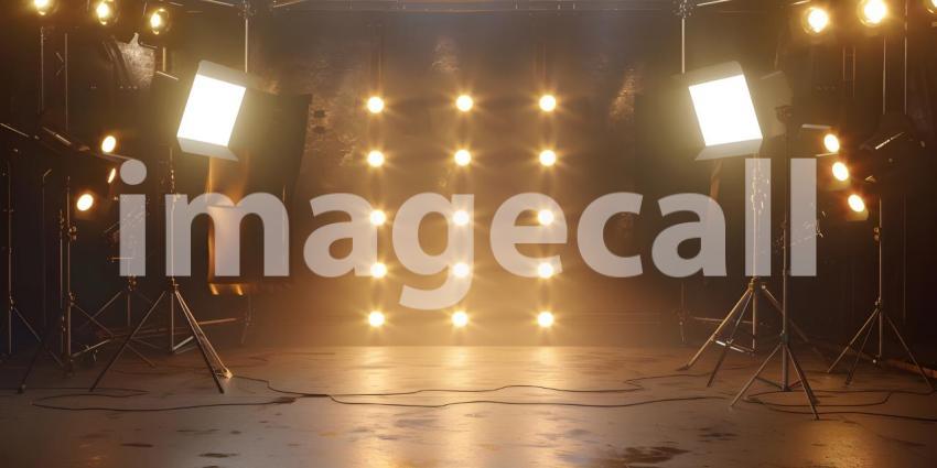 Professional Studio Background with Soft Lighting, Premium Studio Backdrop - Ai Generated