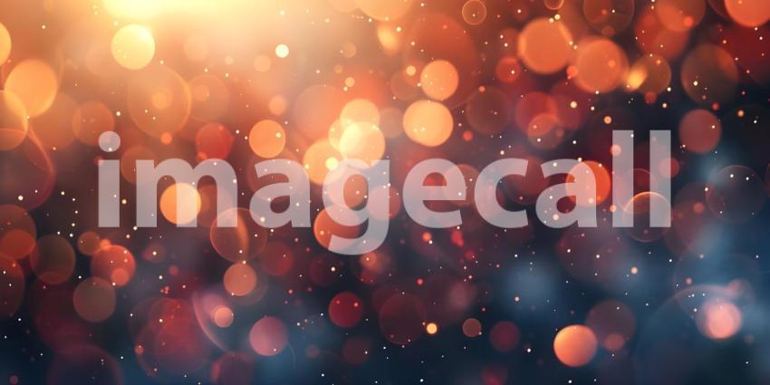 Vibrant Abstract Bokeh Background, Captivating Burst of Color - Ai Generated