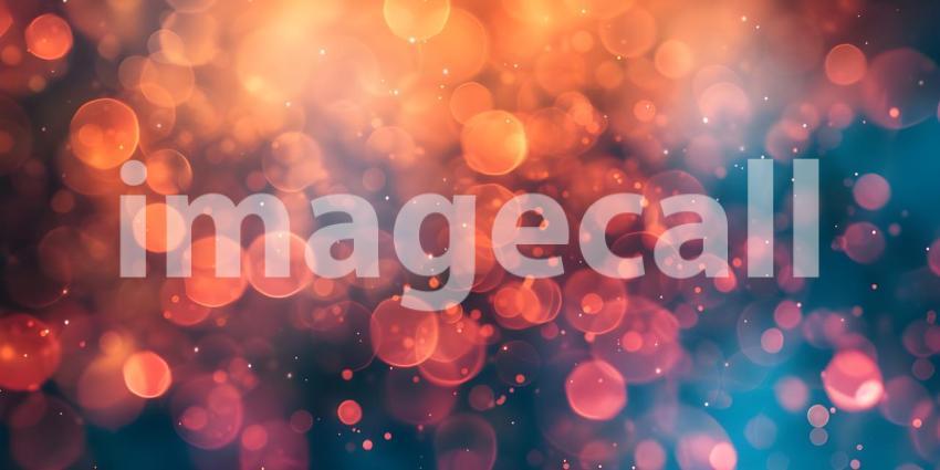Vibrant Abstract Bokeh Background, Captivating Burst of Color - Ai Generated