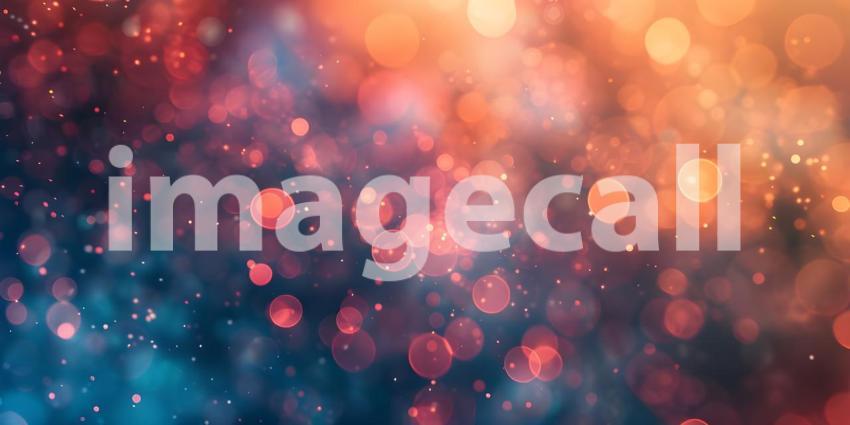 Vibrant Abstract Bokeh Background, Captivating Burst of Color - Ai Generated