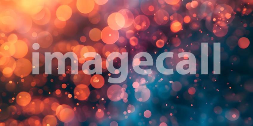 Vibrant Abstract Bokeh Background, Captivating Burst of Color - Ai Generated