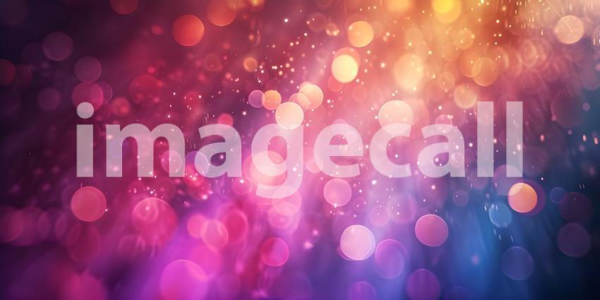 Vibrant Abstract Bokeh Background, Captivating Burst of Color - Ai Generated