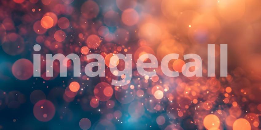 Vibrant Abstract Bokeh Background, Captivating Burst of Color - Ai Generated