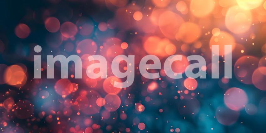 Vibrant Abstract Bokeh Background, Captivating Burst of Color - Ai Generated