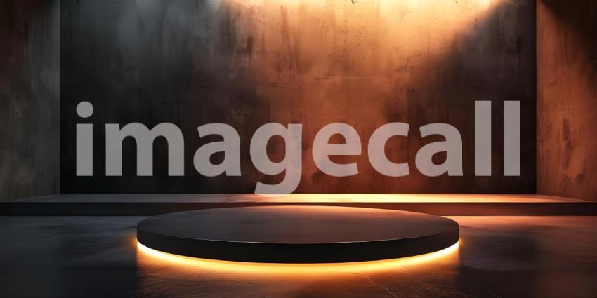 Enhanced Product Presentation Background, Featuring Stunning Lighting and Shadows - Ai Generated