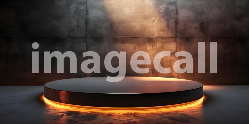 Enhanced Product Presentation Background, Featuring Stunning Lighting and Shadows - Ai Generated