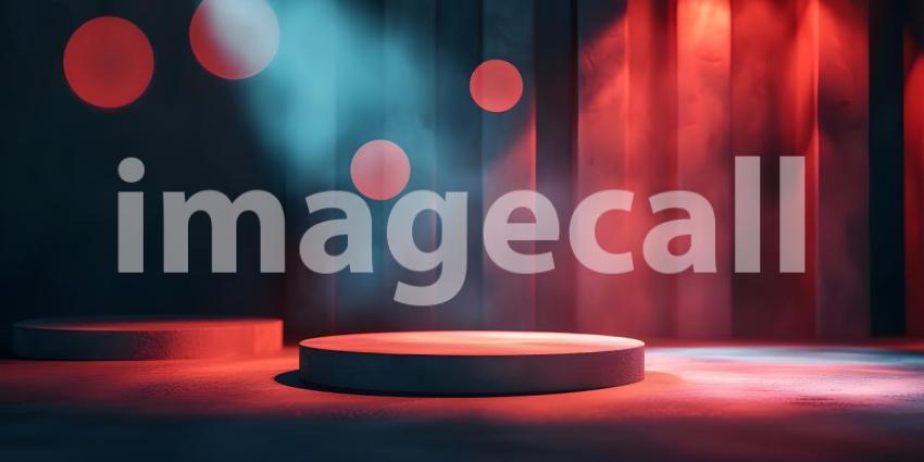 Enhanced Product Presentation Background, Featuring Stunning Lighting and Shadows - Ai Generated