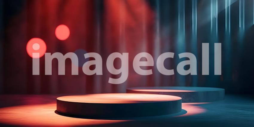 Enhanced Product Presentation Background, Featuring Stunning Lighting and Shadows - Ai Generated