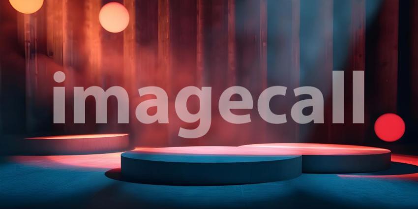 Enhanced Product Presentation Background, Featuring Stunning Lighting and Shadows - Ai Generated