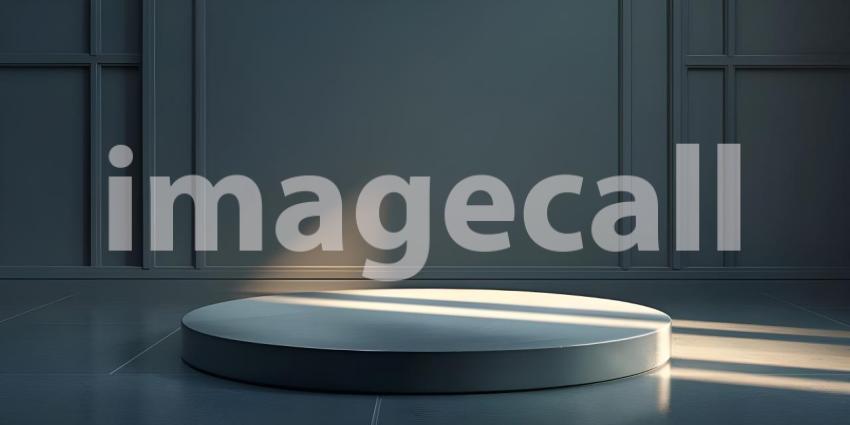 Enhanced Product Presentation Background, Featuring Stunning Lighting and Shadows - Ai Generated
