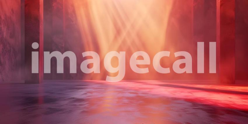 Vibrant Colorful Wall Background, Dynamic Colorful Wall Backdrop - Ai Generated