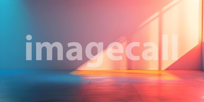 Vibrant Colorful Wall Background, Dynamic Colorful Wall Backdrop - Ai Generated