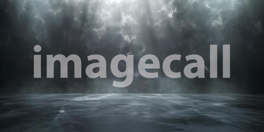 Sleek Smoky Grey Wall Background for Product Photography - Ai Generated